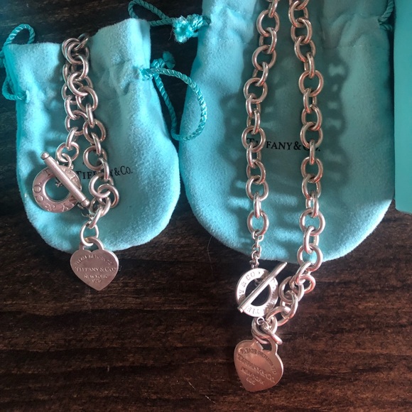 Tiffany Toggle Necklace And Bracelet 